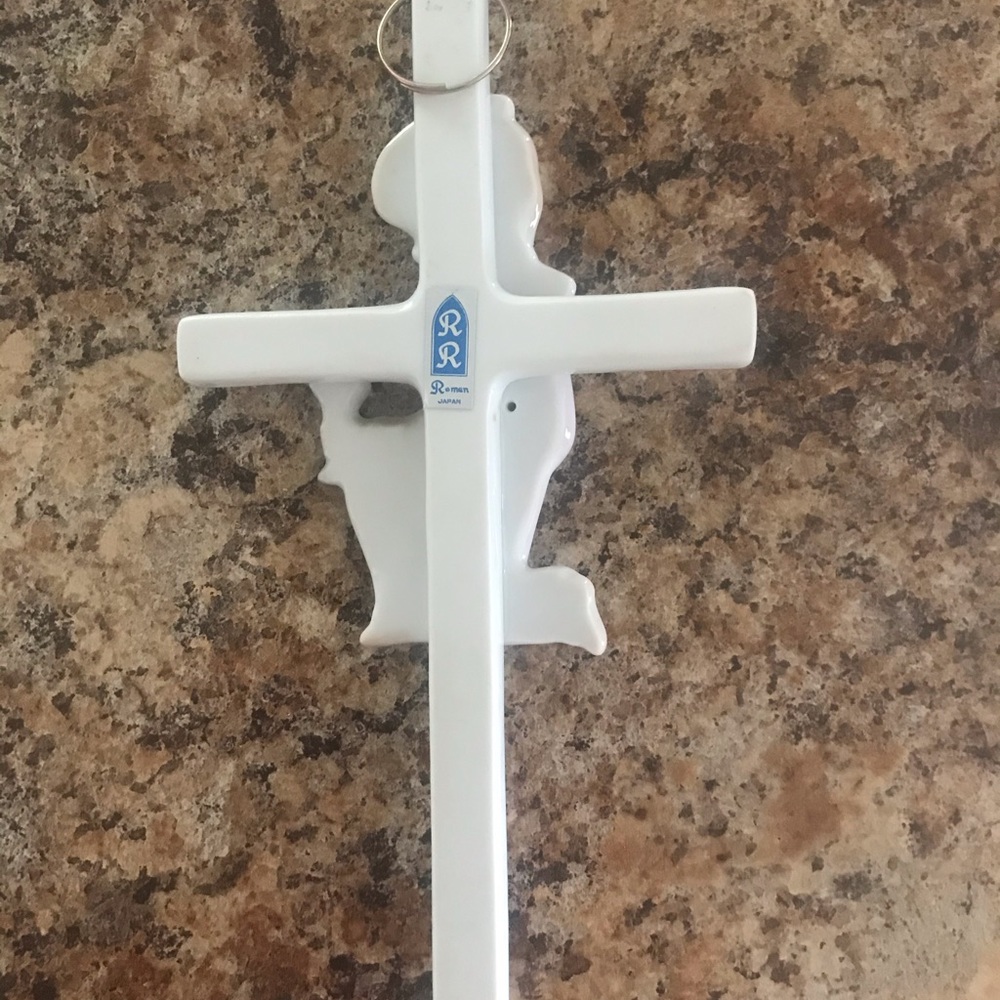 Porcelain Cross - Picture 2 of 4